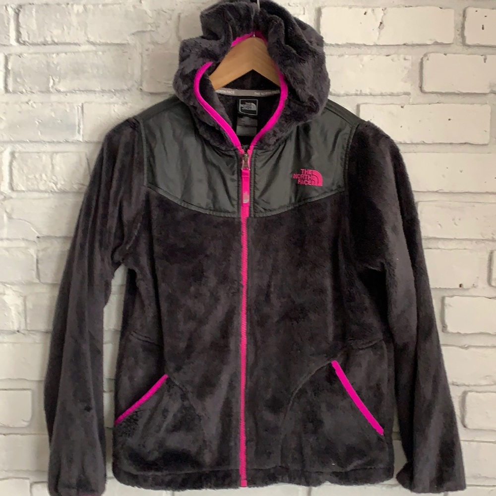 North Face hooded fleece